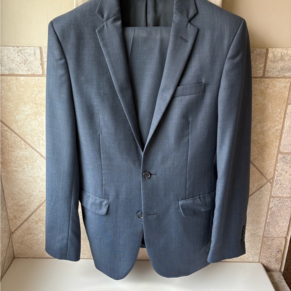 Jos A Banks Navy Suit